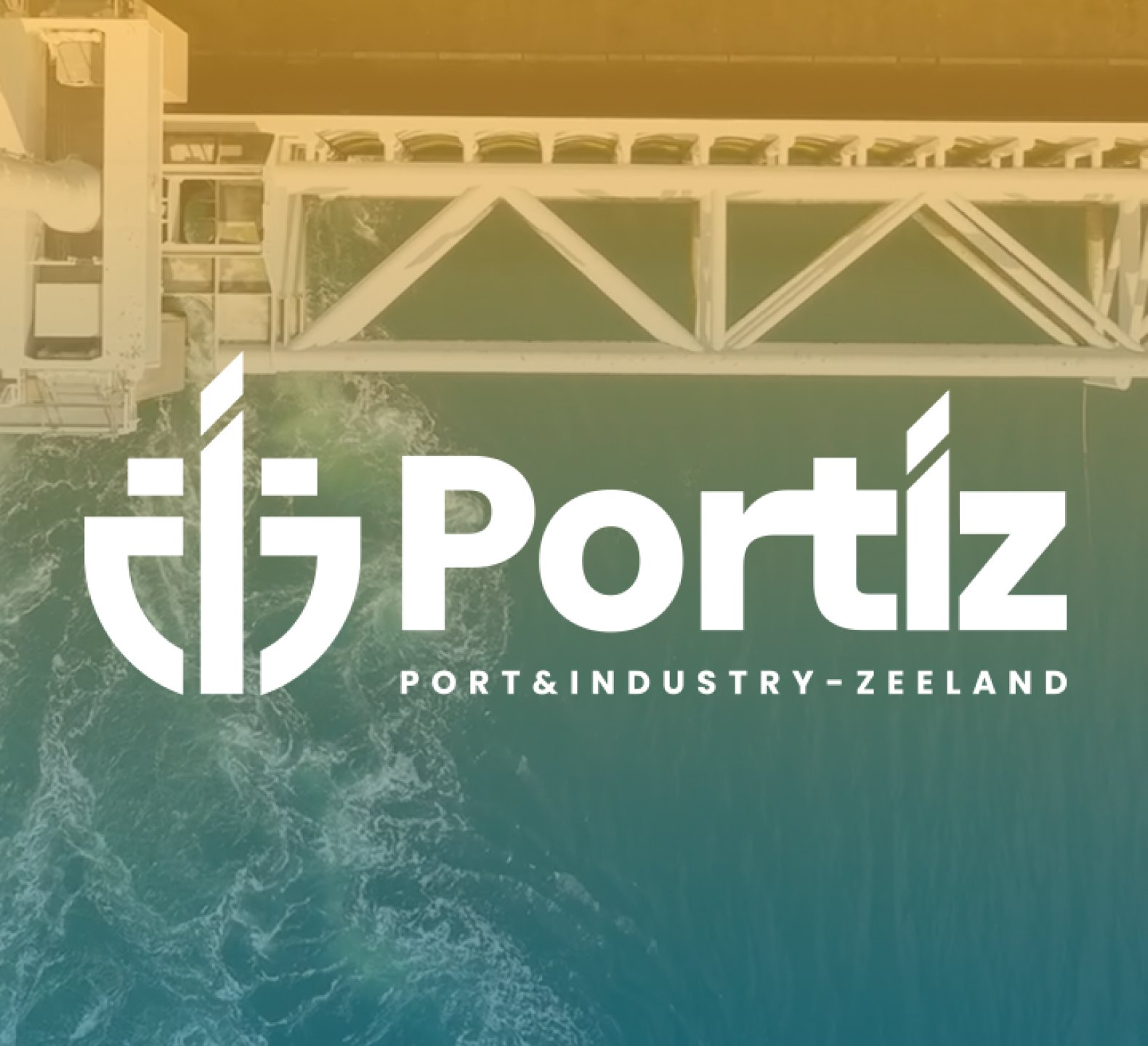 Header van de huisstijl voor Portiz, ontwikkeld door Cows & Stars